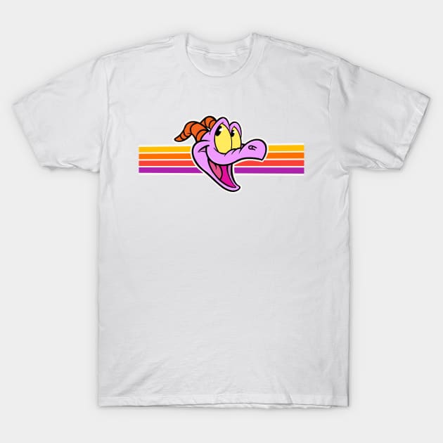 Happy little purple dragon of imagination T-Shirt by EnglishGent